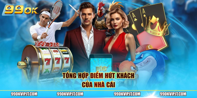 Tổng hợp điểm hút khách của nhà cái